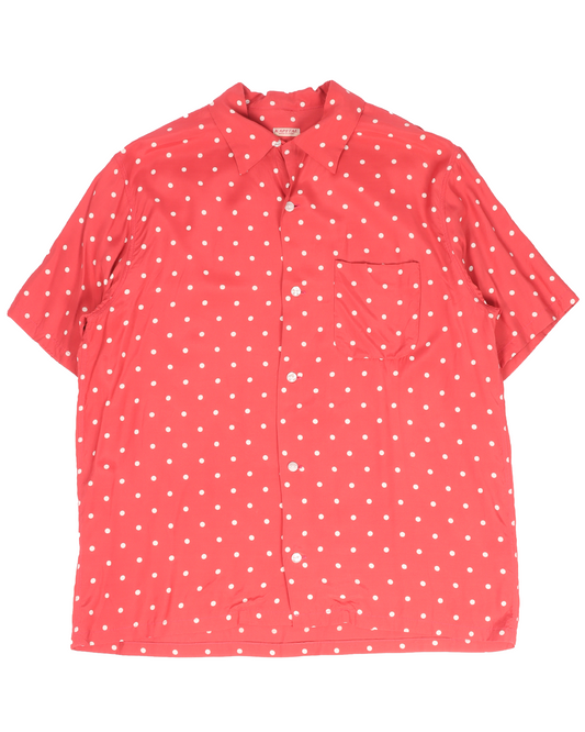 Rayon Polka-Dot Shirt