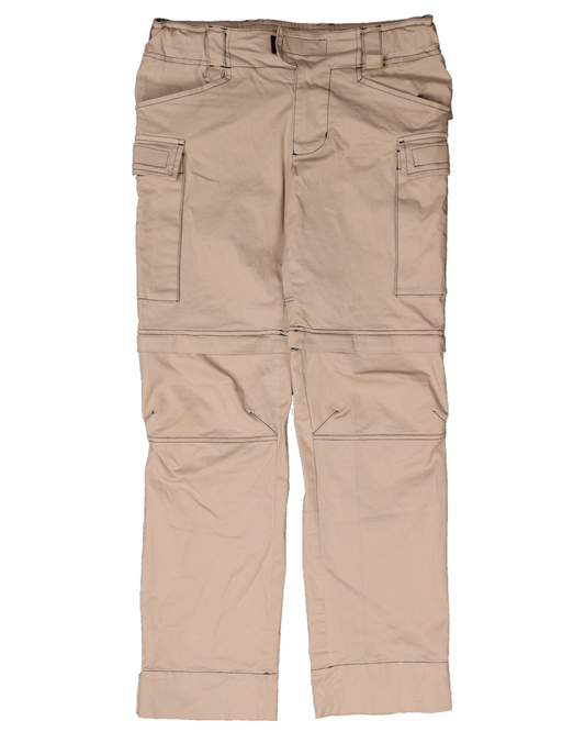 Contrast Stitch Convertible Cargo Pants