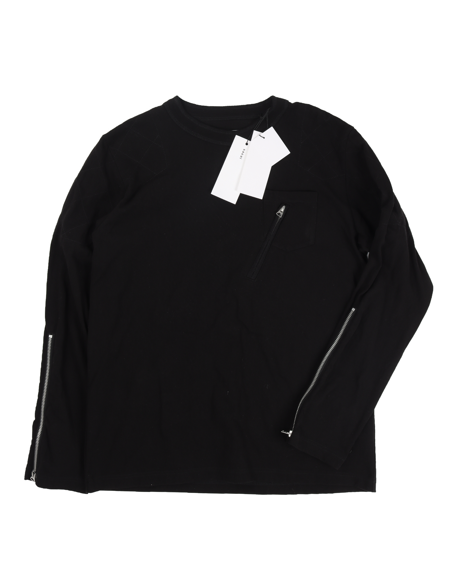 Long Sleeve Zip Detail Shirt