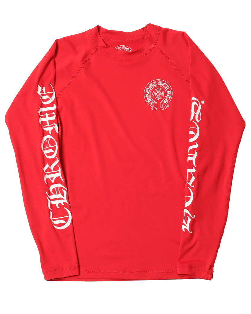 Red Rash Guard