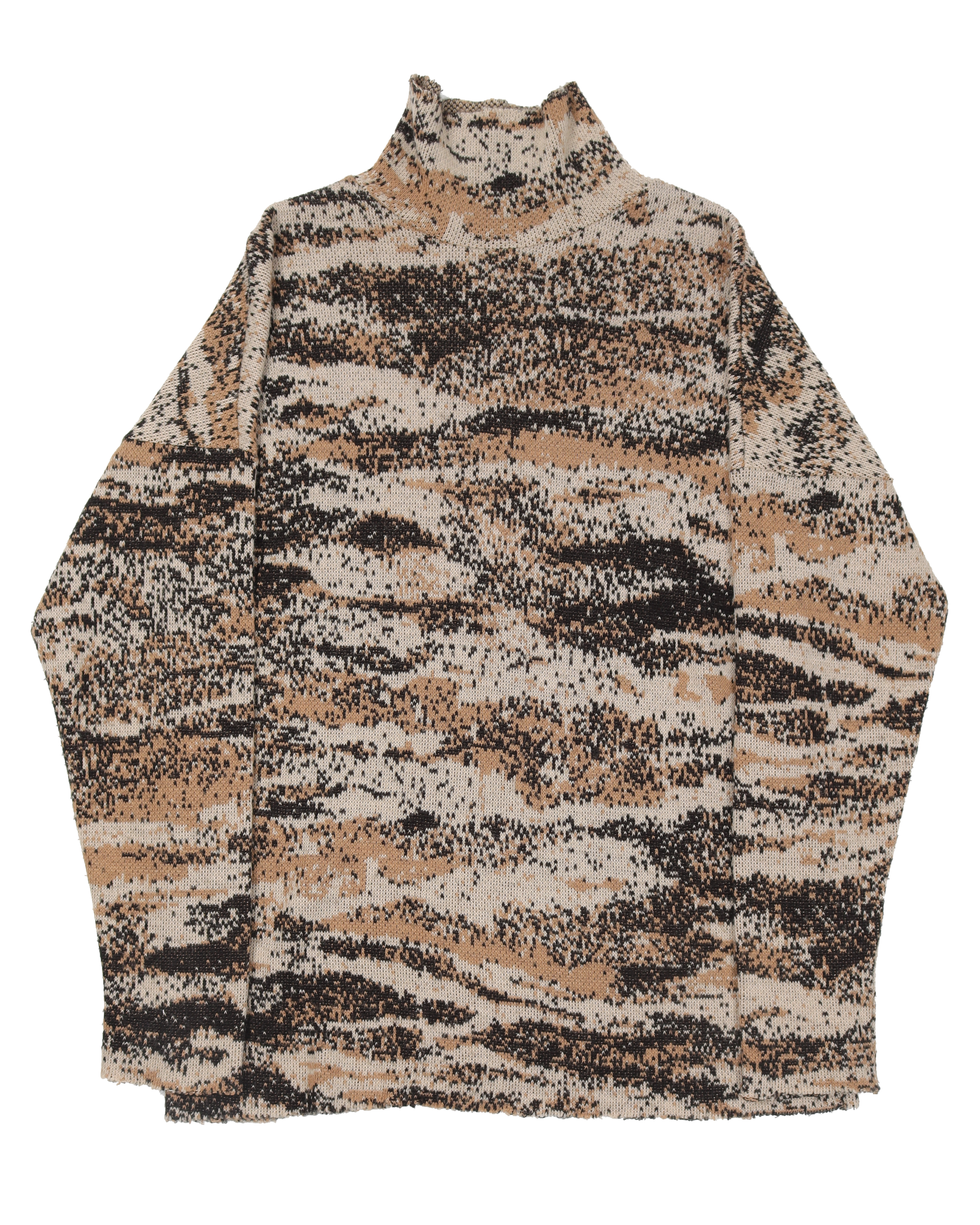 AW02 'Virginia Creeper' DigiCamo Turtleneck Sweater