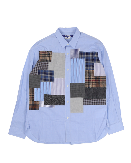 Patchwork Button Shirt