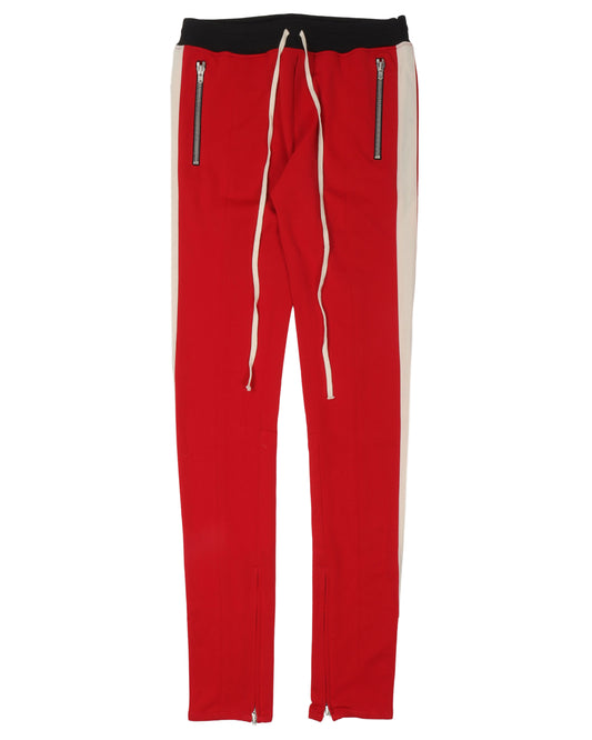 White Side Strip Track Pant