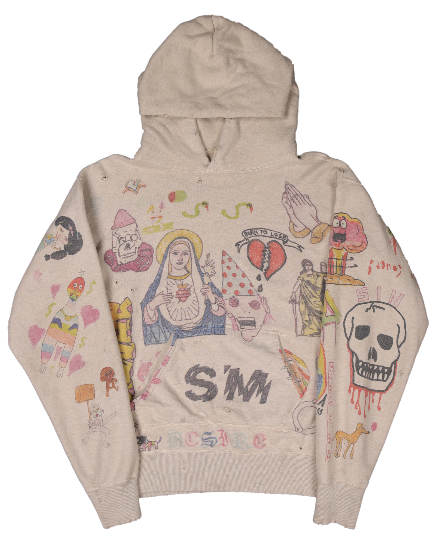 Dr Woo READYMADE Graffiti Hoodie