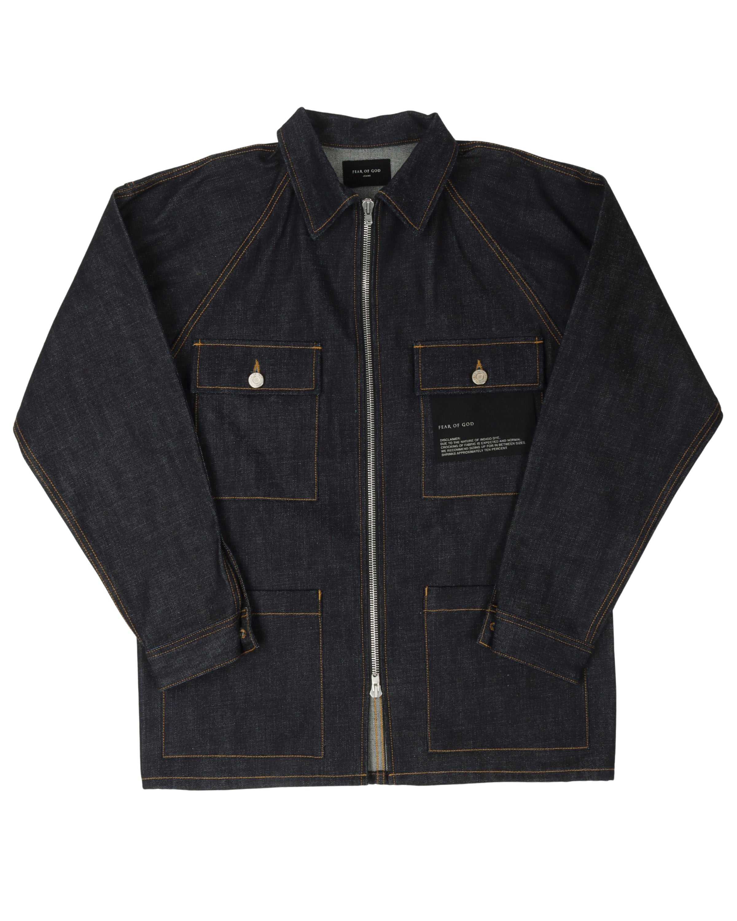 Fear of God Raw Denim Jacket – Justin Reed