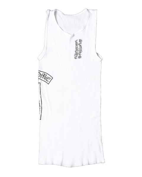 Chrome Hearts White Tank Top – Justin Reed