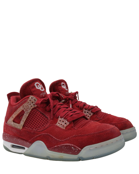 Player Exclusive Oklahoma Sooner Jordan 4's