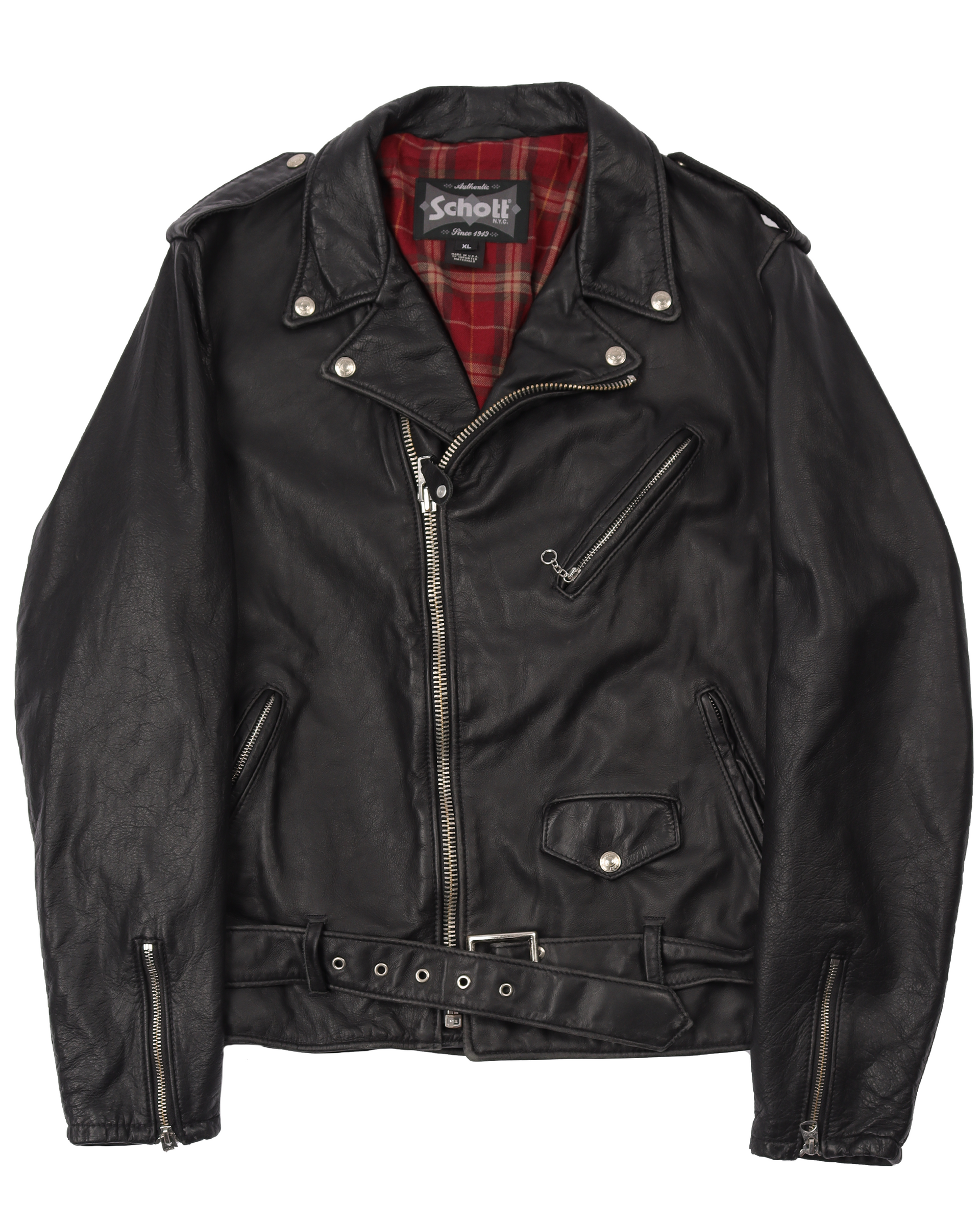 Vintage Schott Leather Biker Jacket – Justin Reed