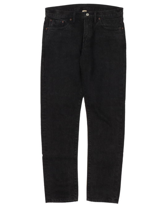 Black Straight Leg Jeans