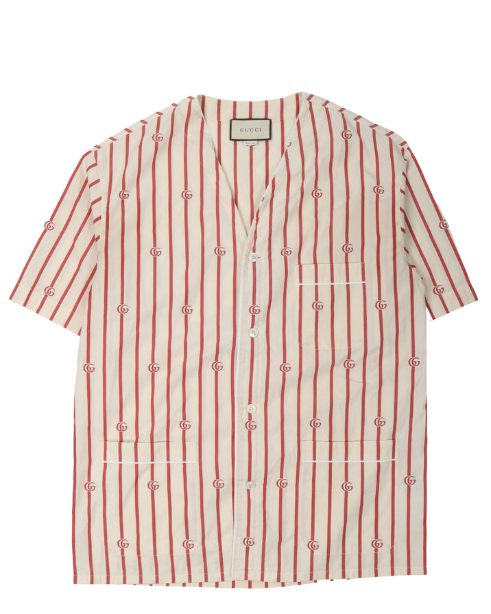 Striped Pajama Shirt