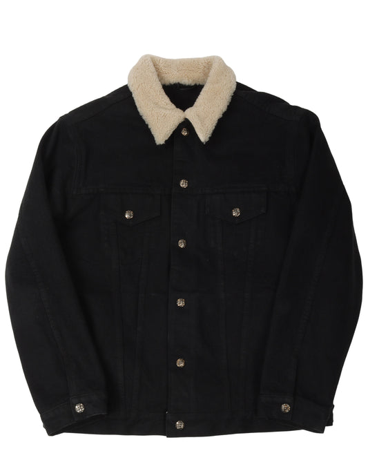 Shearling Denim Jacket