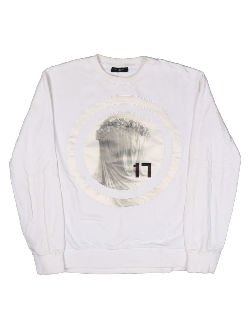 Sweatshirt - White Covered Face 17 SS13