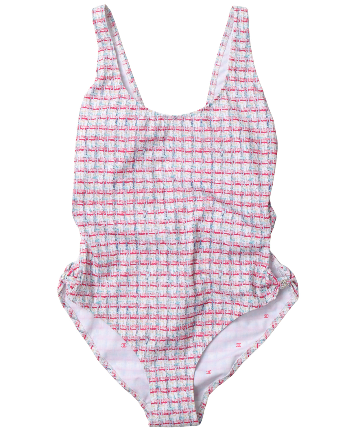 One Piece Jacquard Swimming Suit