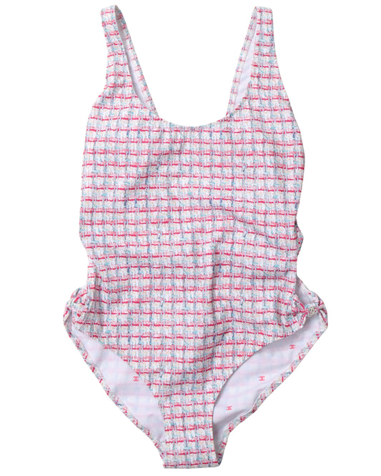 One Piece Jacquard Swimming Suit