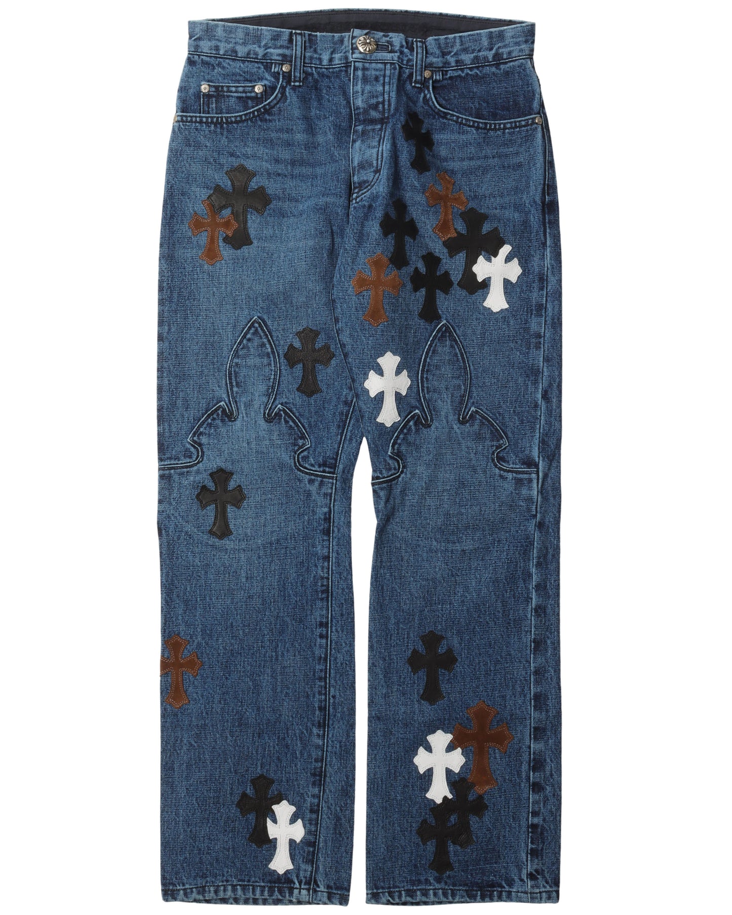 Fleur Knee Denim w/ 31 Patches