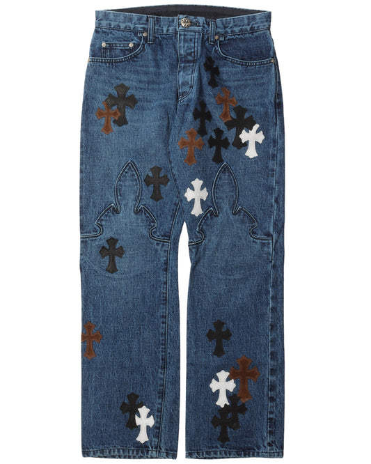 Fleur Knee Denim w/ 31 Patches