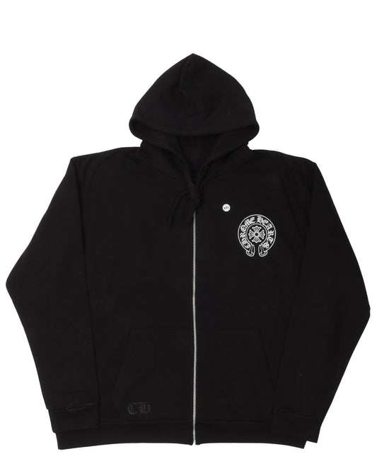 Los Angeles Exclusive Horseshoe Logo Zip-Up Hoodie