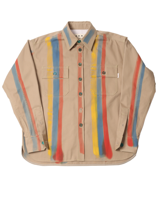 Painted Button Down Shirt
