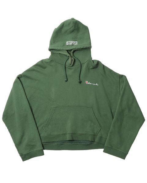 Vetements SS16 Polizei Champion Reversible Hoodie