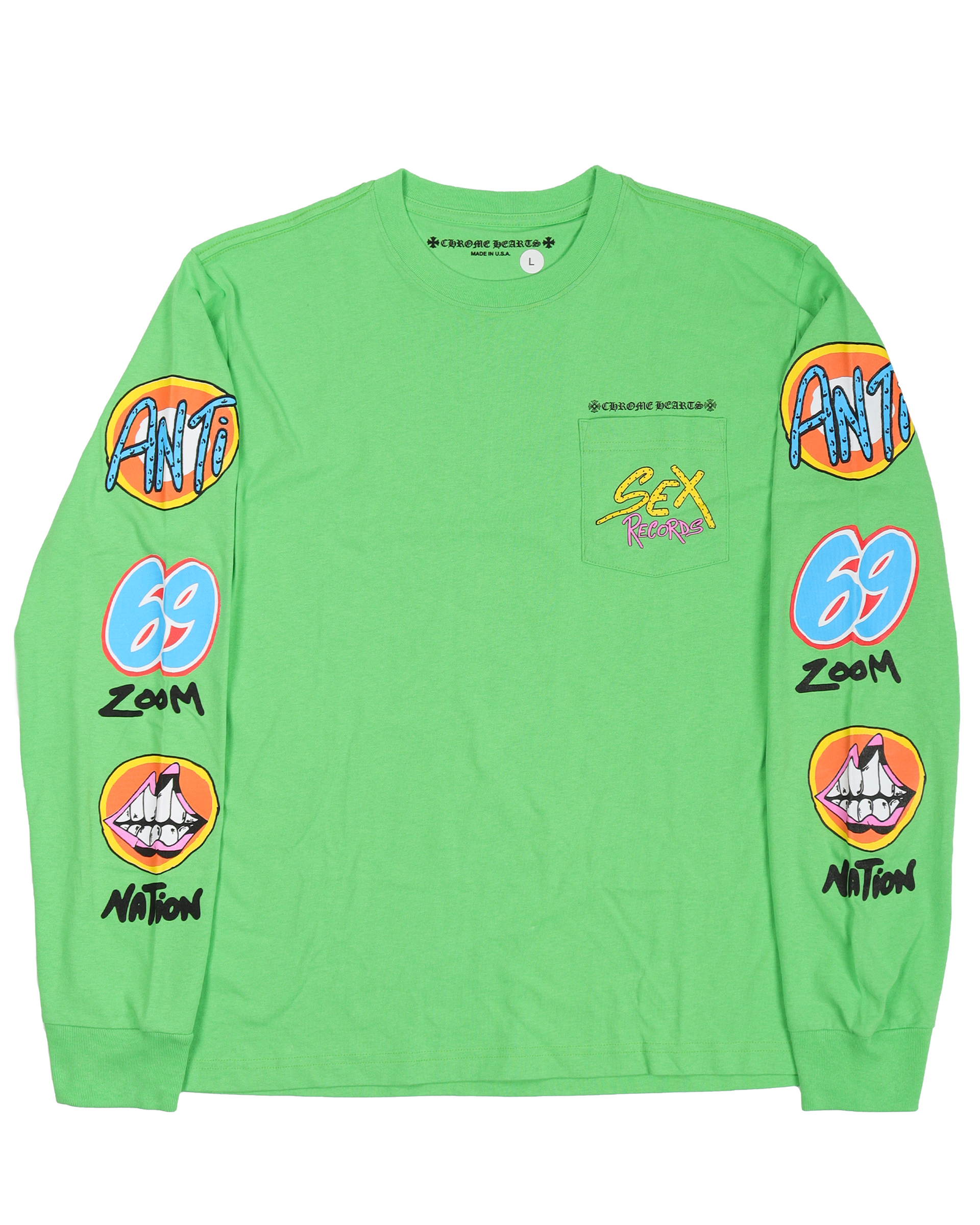 Chrome Hearts Matty Boy 'Sex Records' L/S T-Shirt – Justin Reed Chrome Hearts Matty Boy 'Sex Records' L/S T-Shirt – Justin Reed