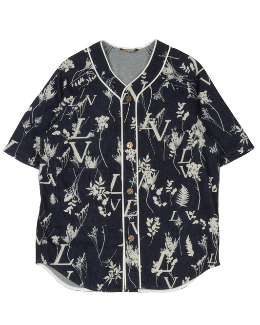 Denim Baseball Jersey