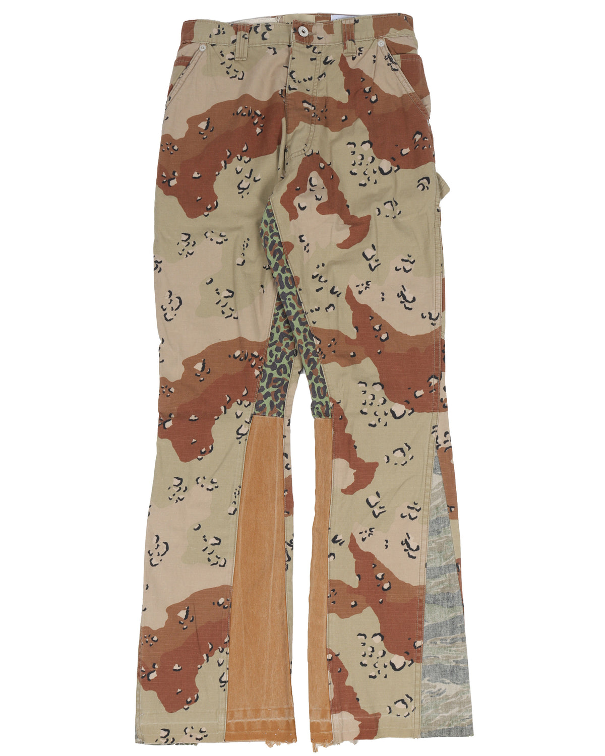 Camouflage "LA FLARE" Carpenter Pants