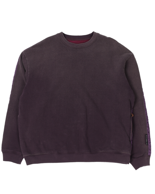 Quilted Shell Sweatshirt