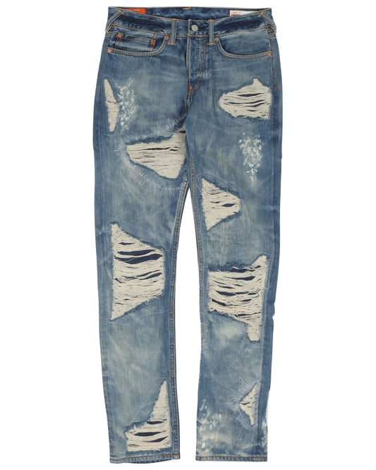 Evisu Distressed Jeans