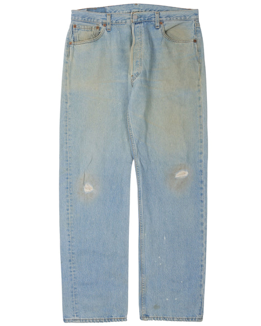 Levi's Distressed Mudwash 501 Denim
