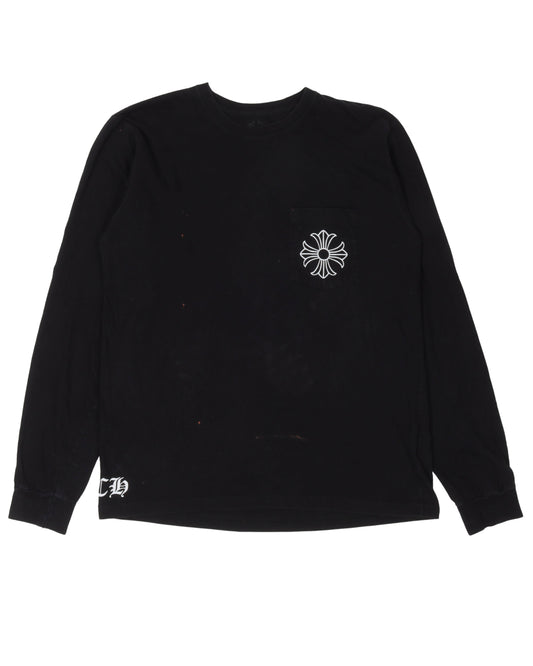 Floral Pocket Long Sleeve T-Shirt