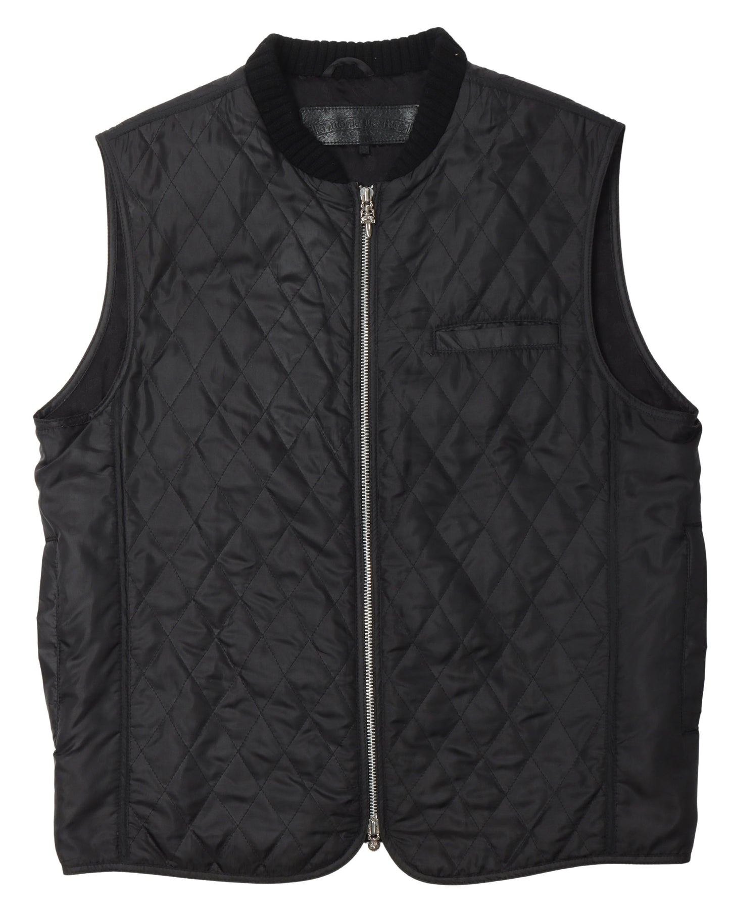 Papa Cross Quilted Nylon Vest