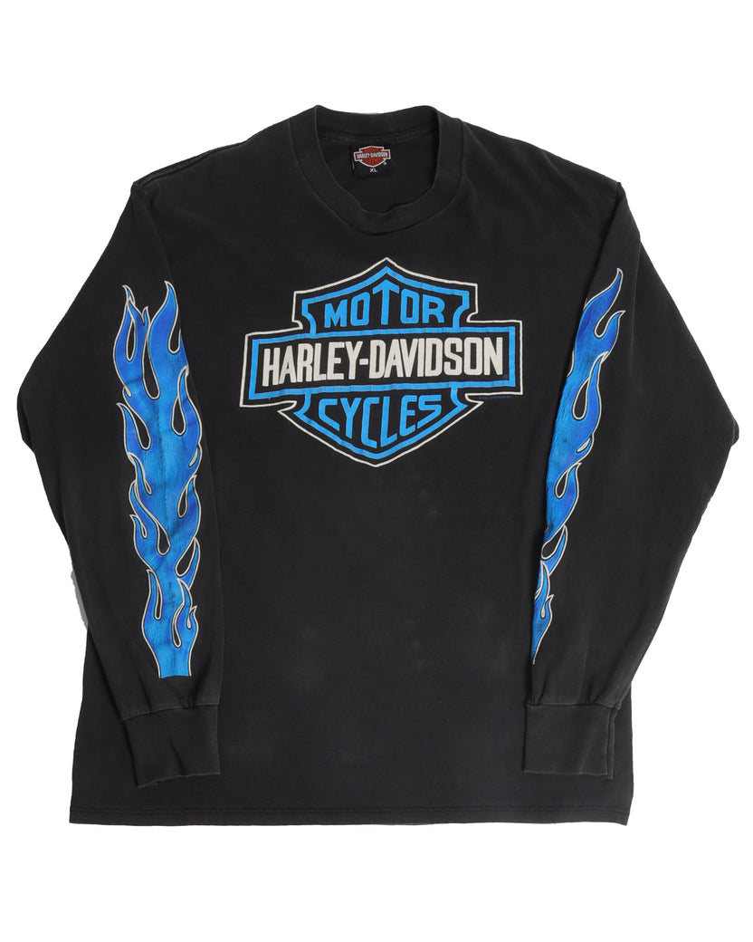 Harley Davidson Flame Sleeve Long Sleeve