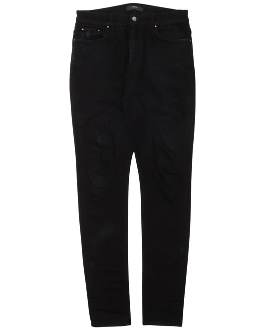 Distressed Denim Jeans