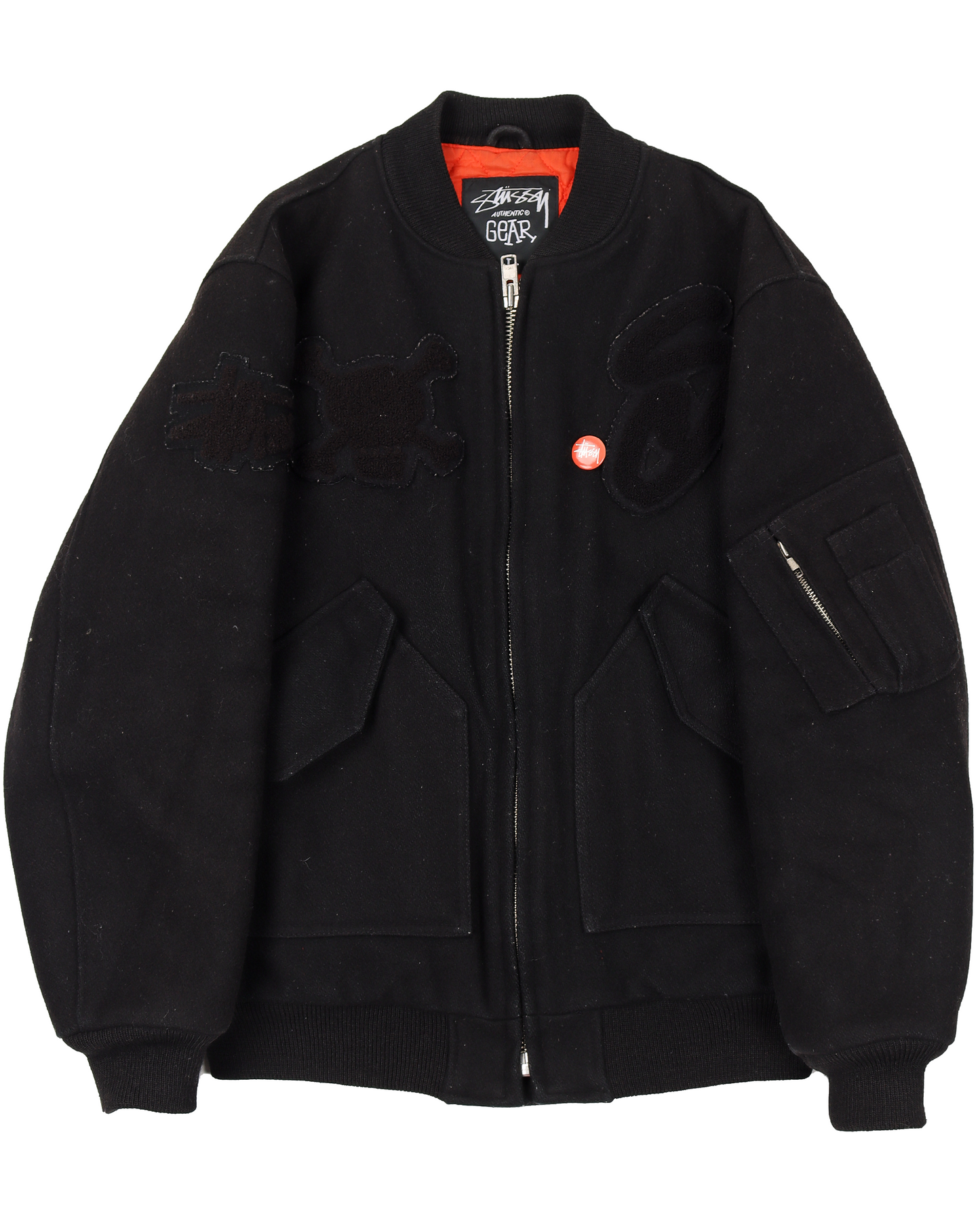 1990S HEAVYWEIGHT WOOL BOMBER JACKET