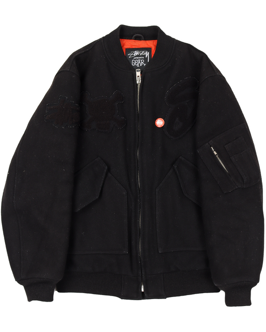 1990S HEAVYWEIGHT WOOL BOMBER JACKET