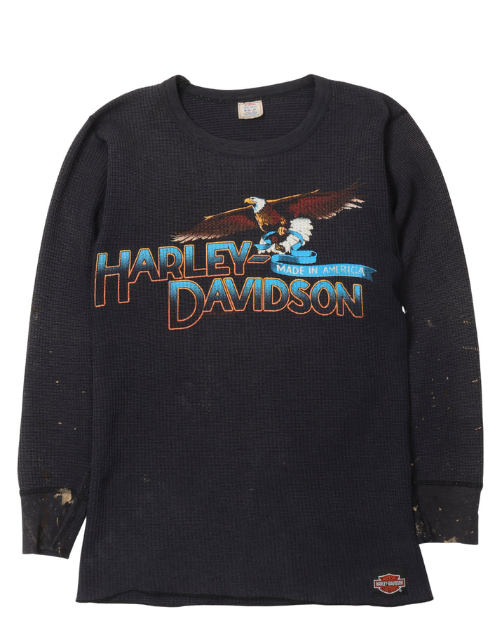 Harley Davidson Two Wheel Thunder Thermal T-Shirt