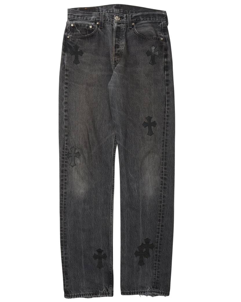 Levi's Black Cross Patch Jeans