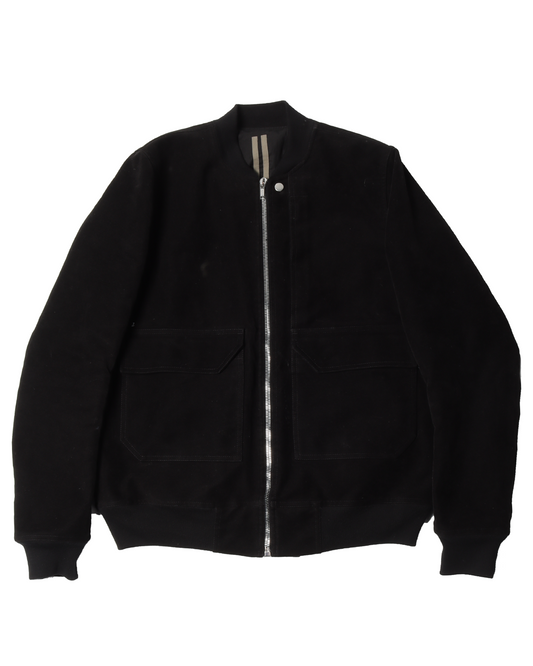 Brushed Cotton Bomber Jacket