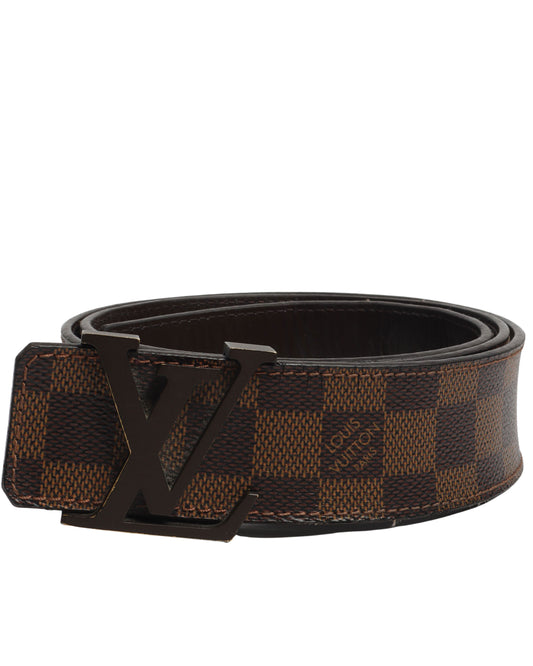 Brown Damier Belt
