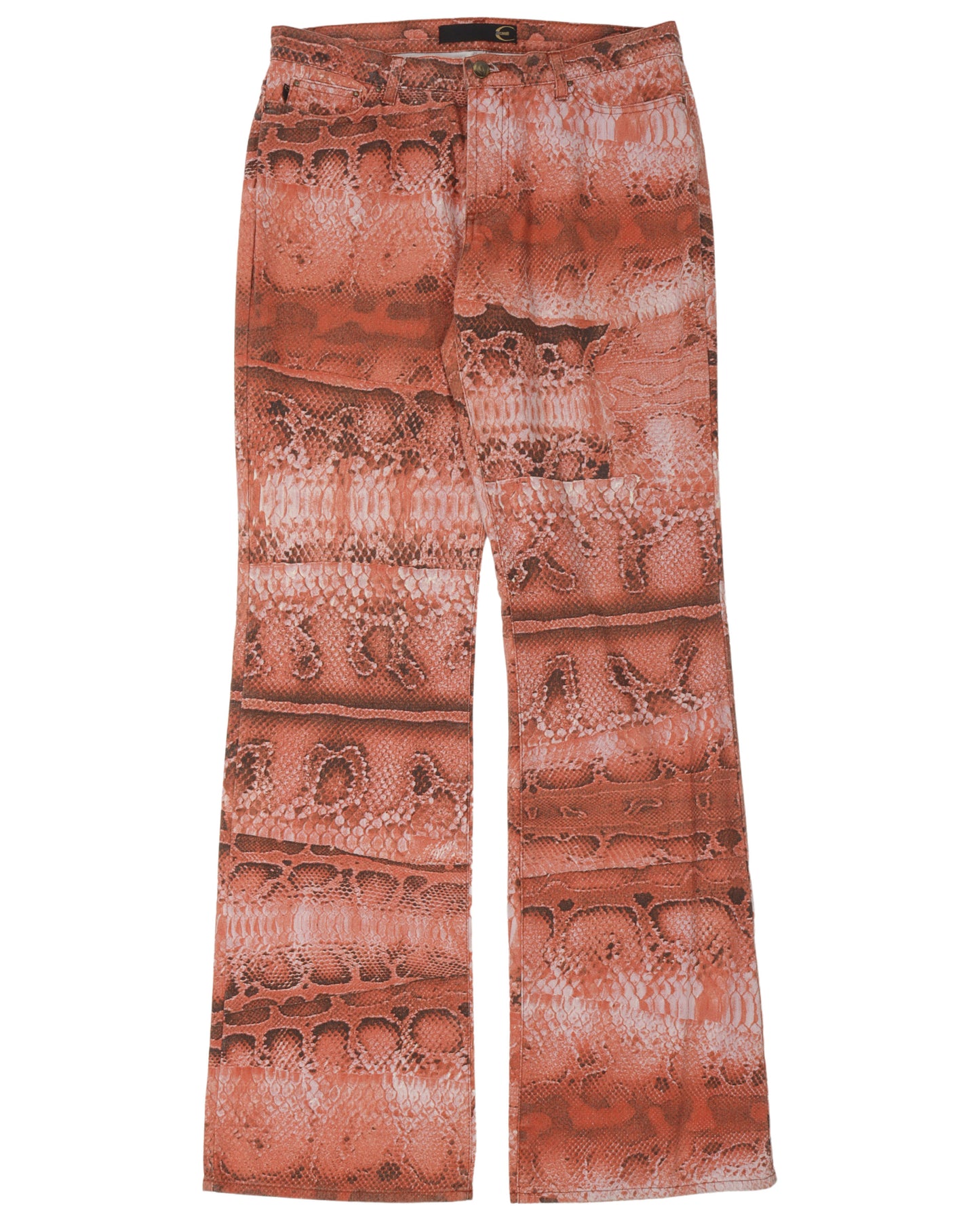 Reptile Print Jeans