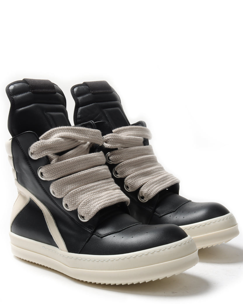Rick Owens Black 'Jumbo Lace' Sneakers – Showroom LA