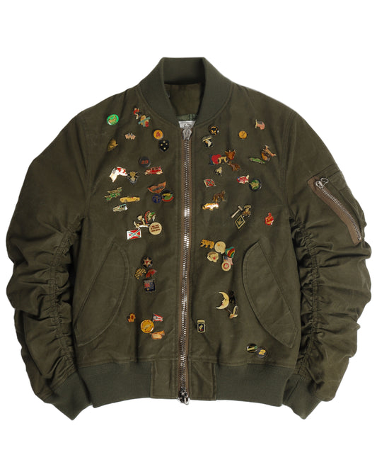 Pins Army Bomber Jacket