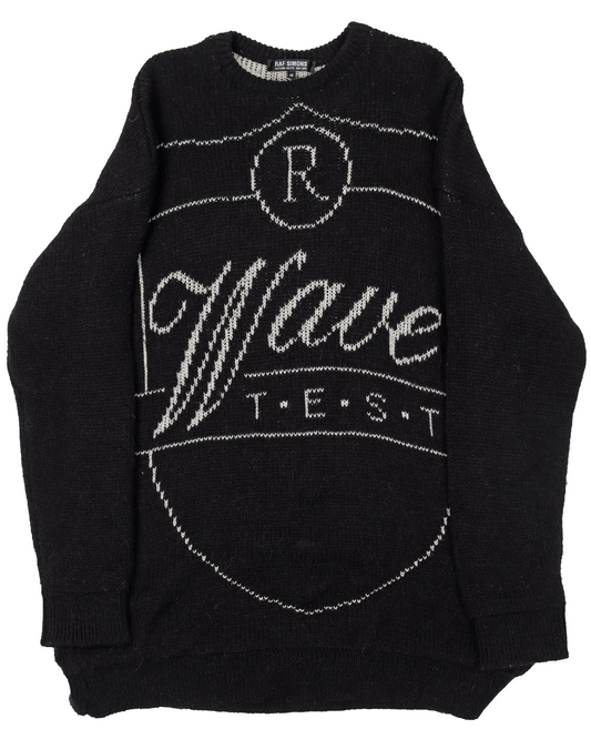 AW04 Wave Test Wool Sweater