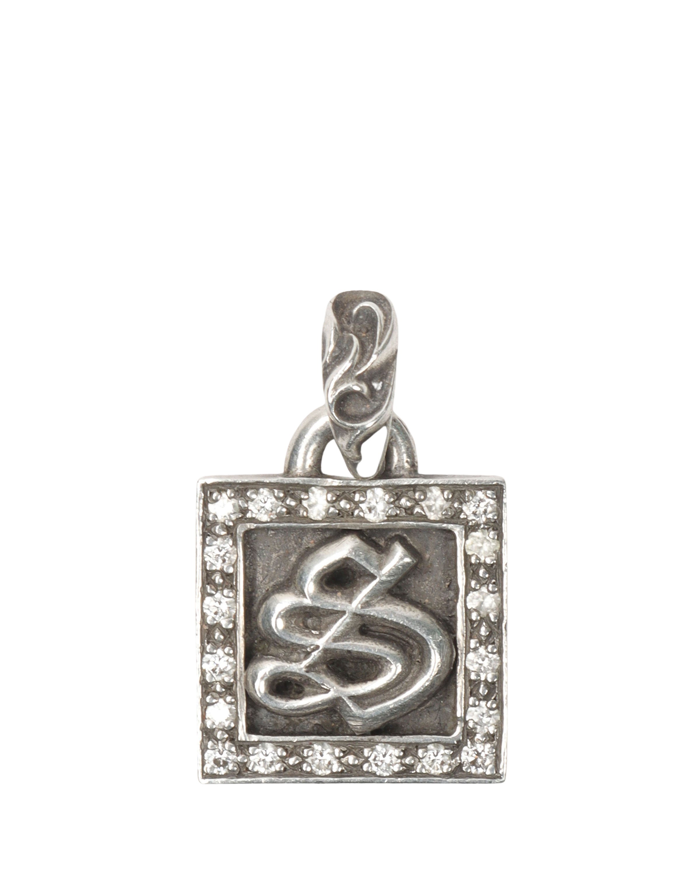 Alphabet "S" Charm Diamond Pendant