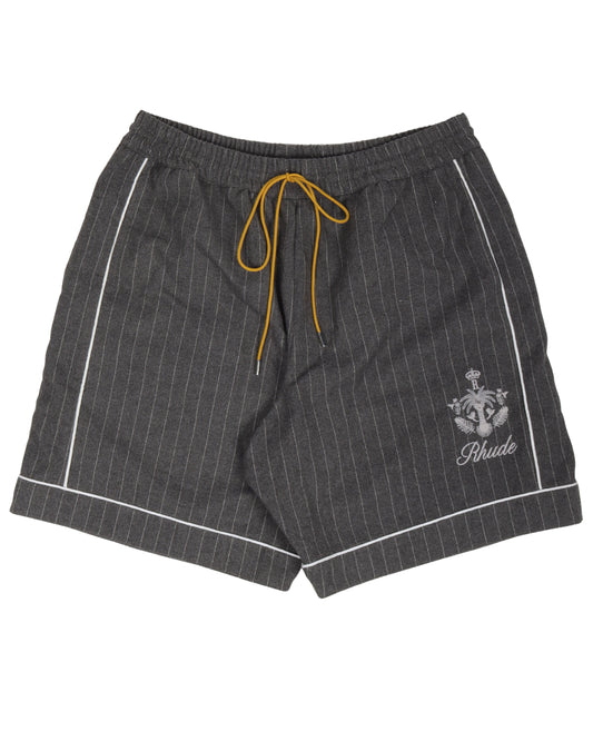 Pinstripe Sweat Shorts