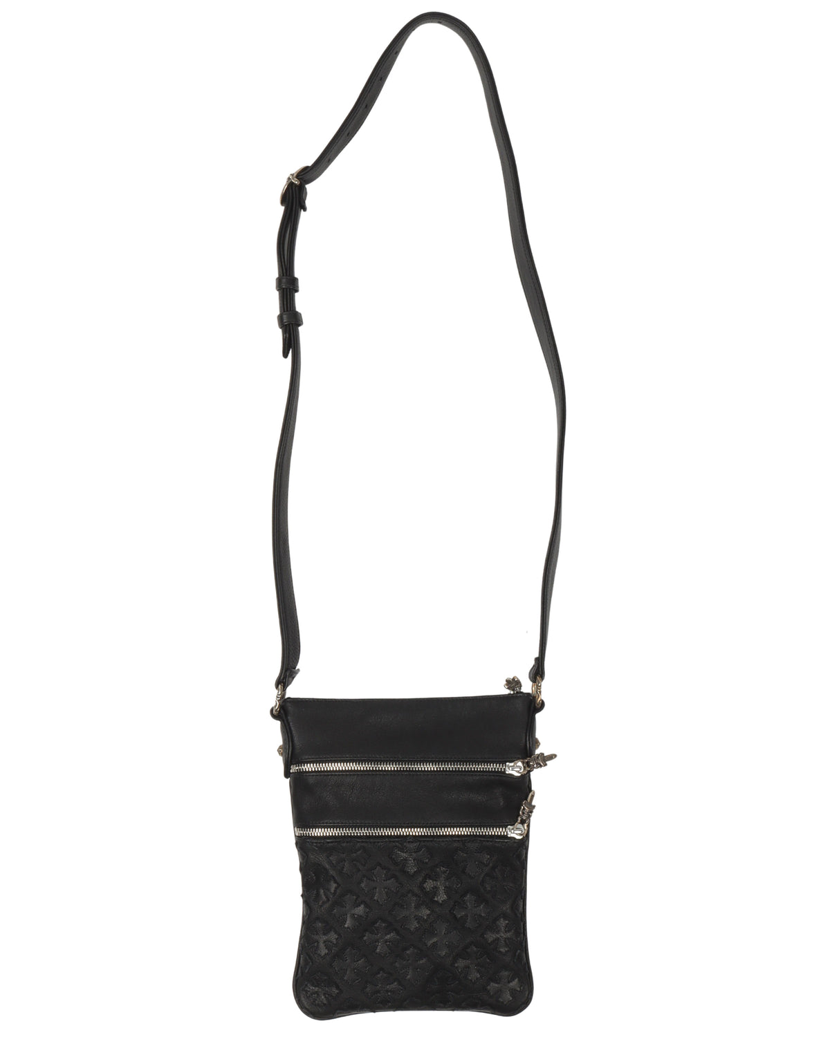 Cross Patch Leather Bag