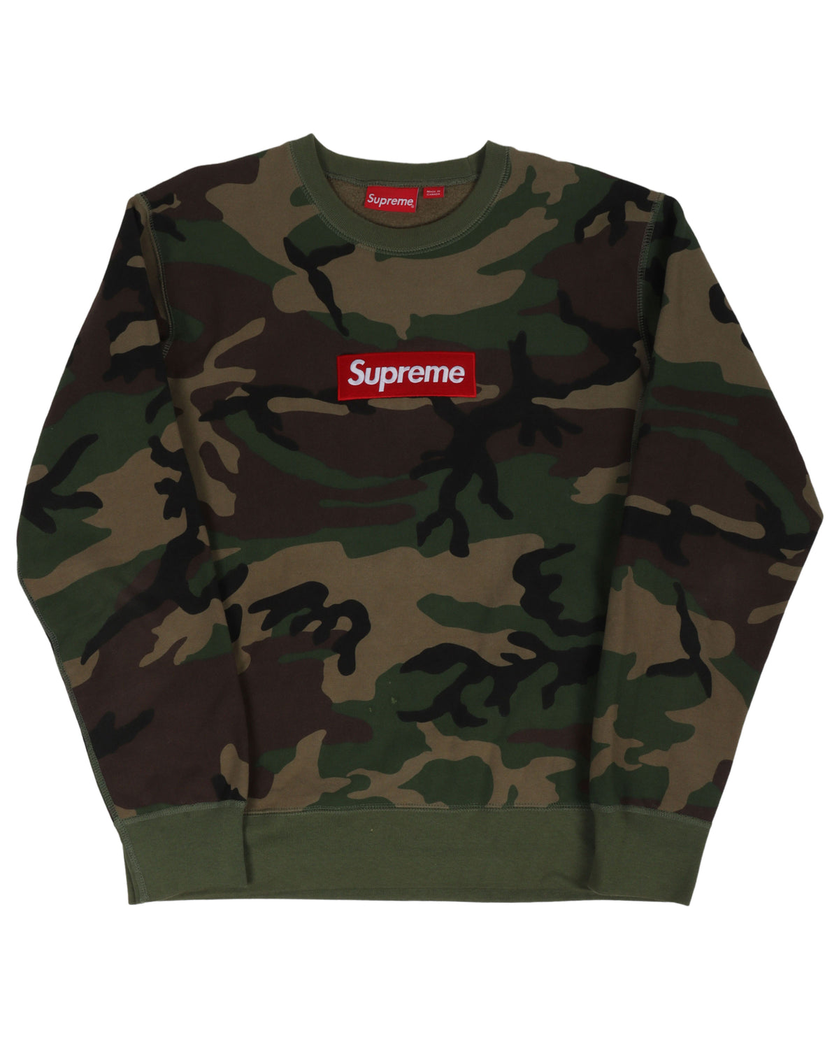 Camo Box Logo Crewneck