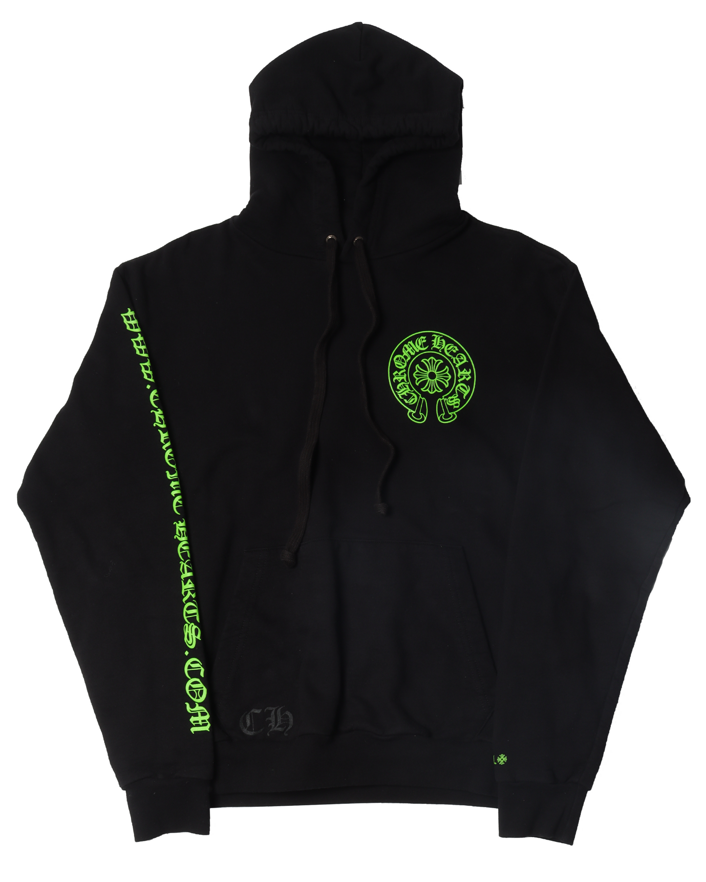 Leather Patch Hoodie