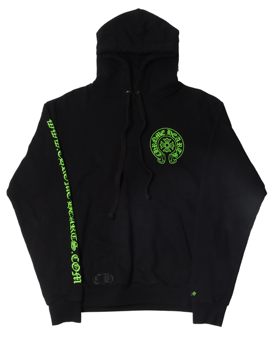 Leather Patch Hoodie