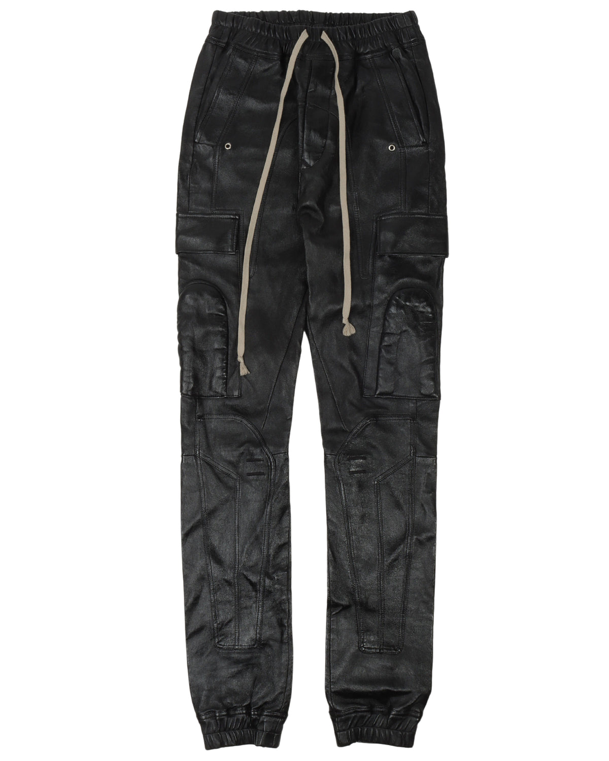 FW19 "LARRY" Lamb Leather Cargo Pants